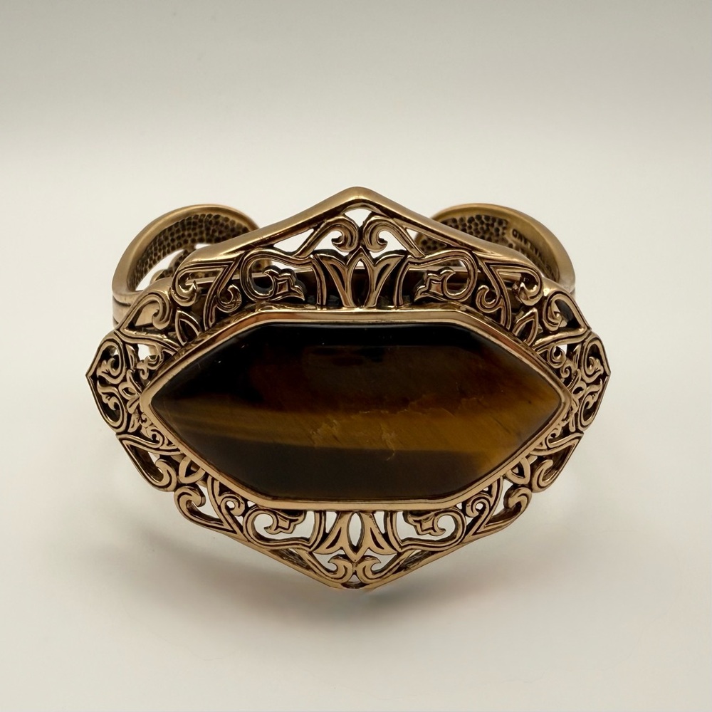 Studio Barse Tigers Eye Golden Bronze Southwestern Style Cuff Bracelet